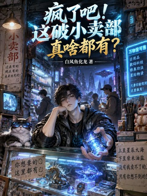 疯了吧！这破小卖部，真啥都有？（霓虹版） 封面
